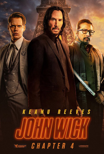 دانلود دوبله فارسی فیلم John Wick: Chapter 4 سال 2023 - جان ویک 4