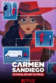 دانلود دوبله فارسی فیلم Carmen Sandiego: To Steal or Not to Steal سال 2020 - کارمن سن دیگو: سرقت یا عدم سرقت