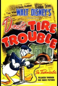 دانلود فیلم Donald's Tire Trouble سال 1943 - دردسر لاستیک دونالد